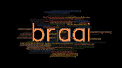 ybrai|braai verb .